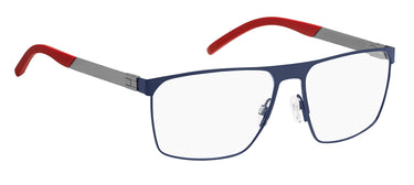 Premium Men Tommy Hilfiger Eyeglasses: TH 1861 - Matte Blue(2) - SpecSMART Eye Clinic (Diagonal View)